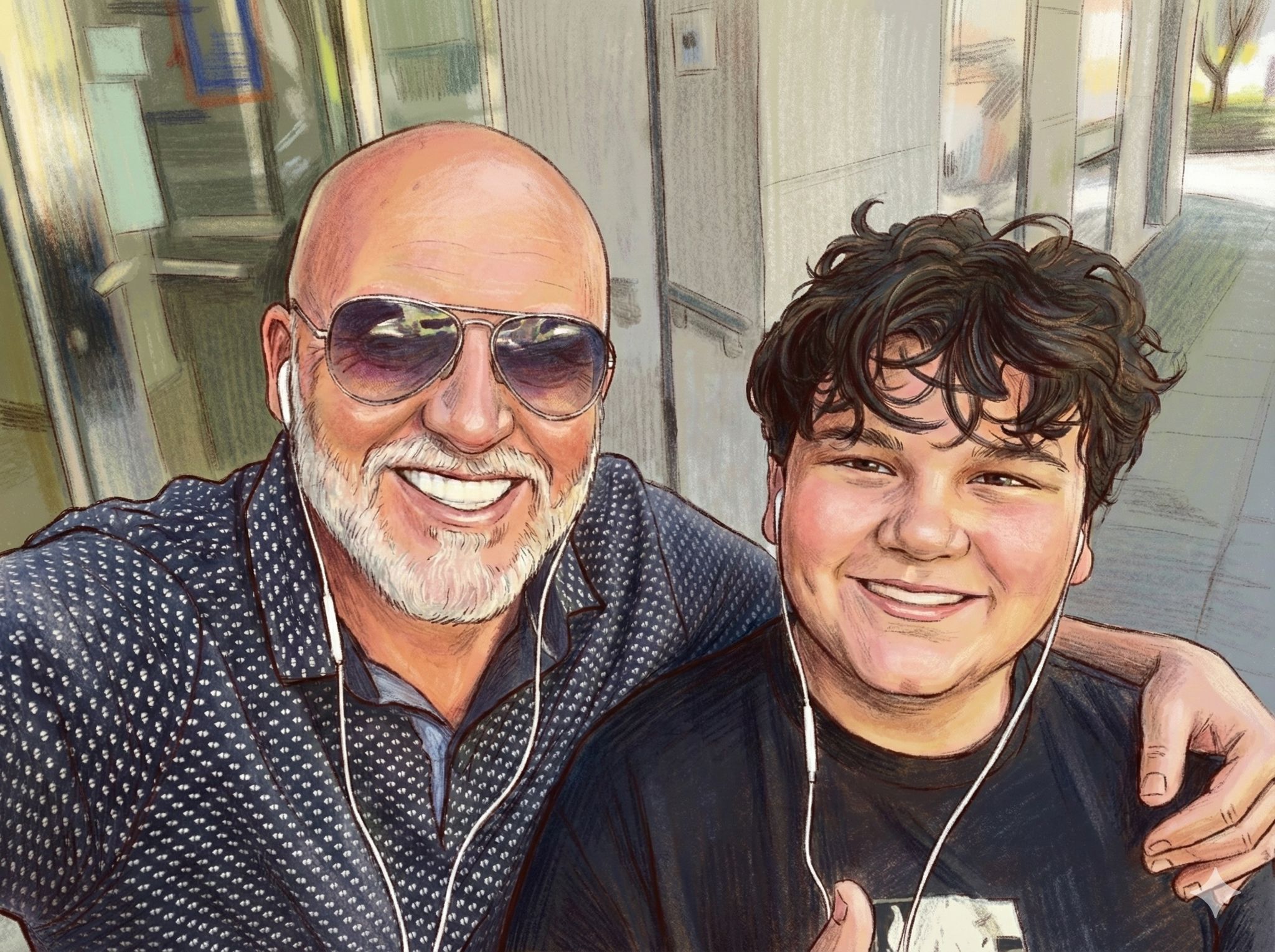 Luz suave sobre una pantalla mientras Hugo compila